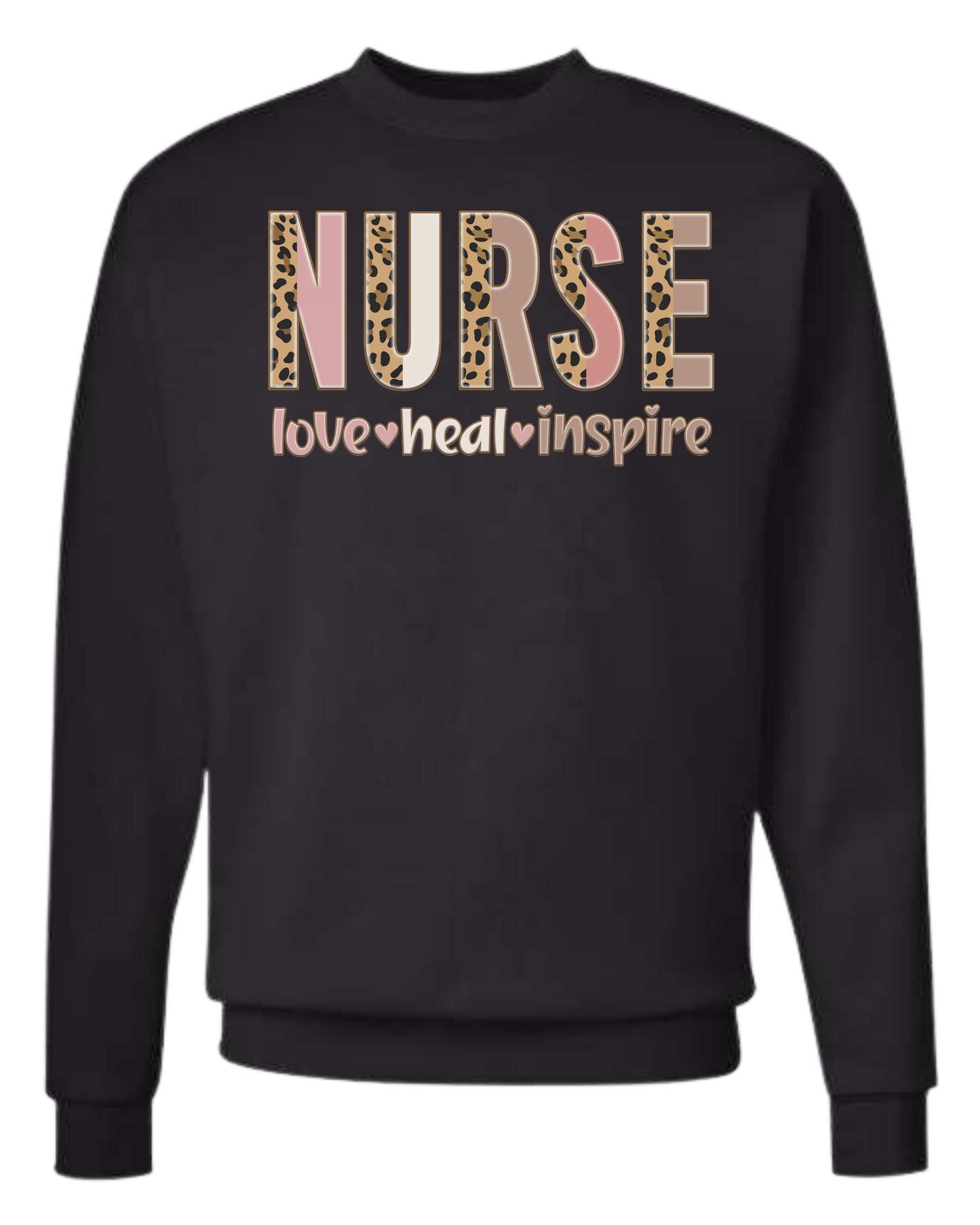 NURSE - Love, Heal, Inspire designs Classic unisex crewneck tee Sweatshirt