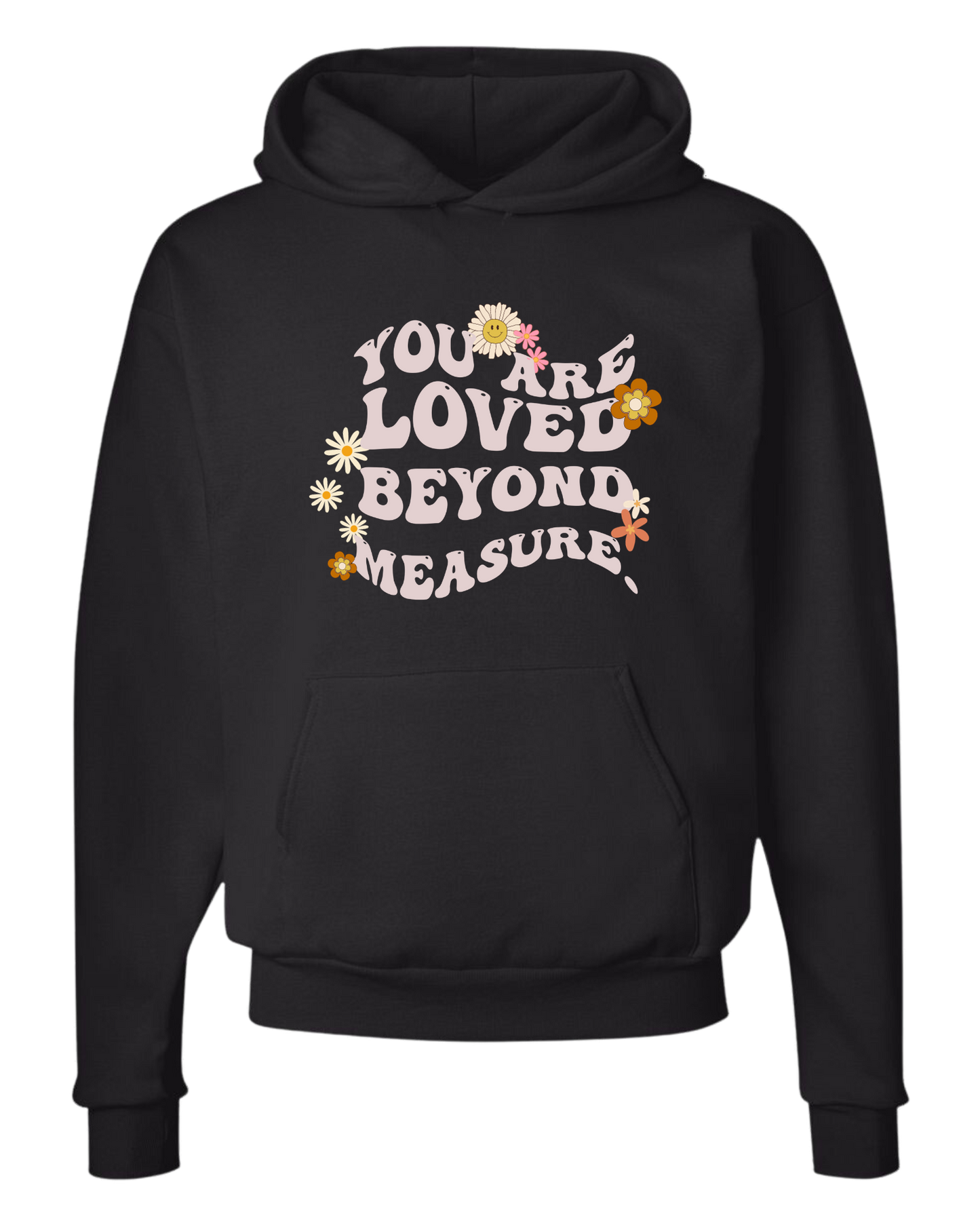 Groovy "You are Loved Beyond Measure" graphic tee Unisex Classic Hoodie