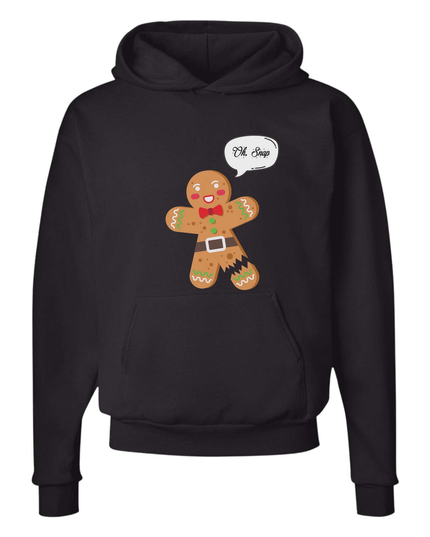 "Oh Snap" gingerbread man design Classic unisex crewneck tee Hoodie