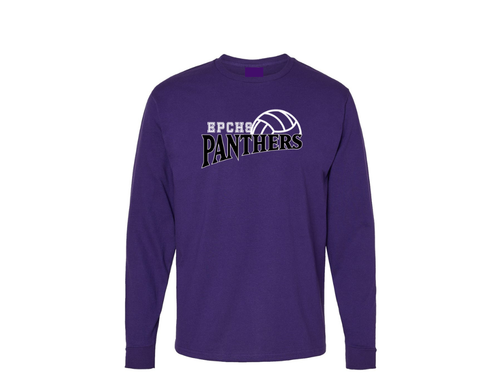 Purple EPCHS Volleyball Unisex Crew Neck Tee