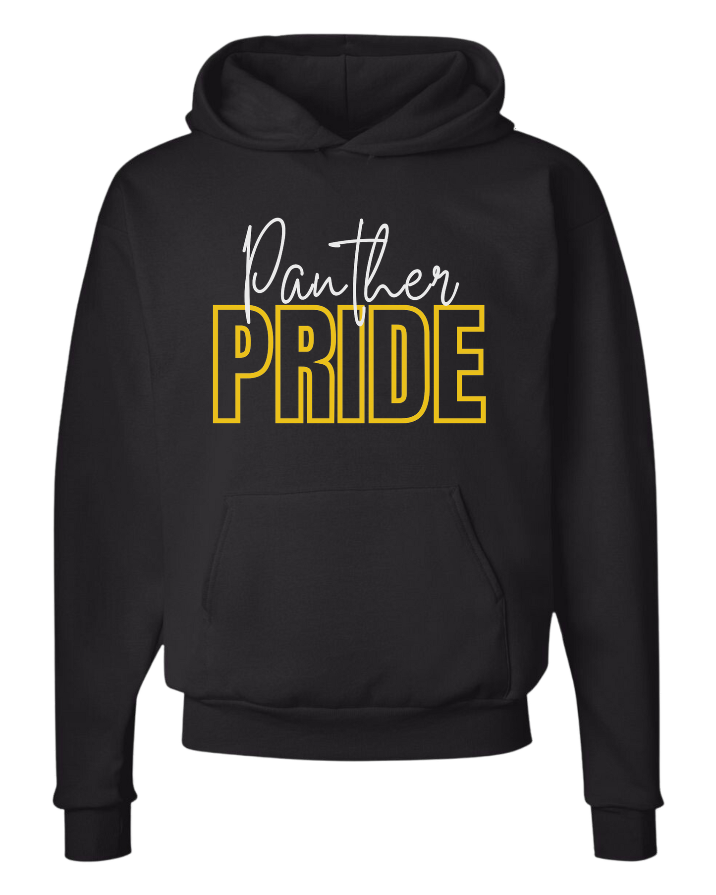 "Panther Pride" contrasting text graphic Classic unisex crewneck tee Hoodie