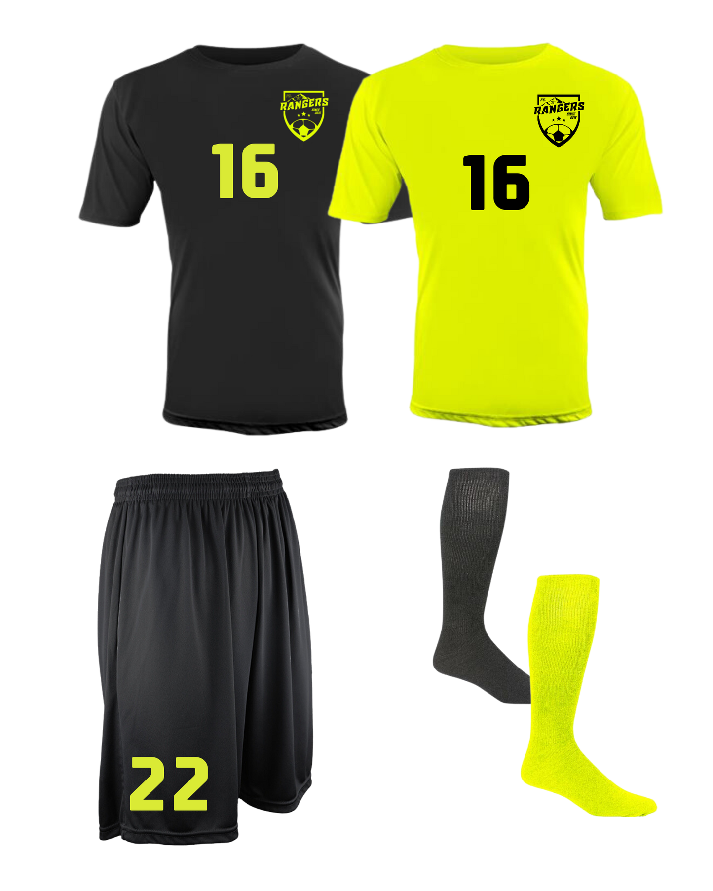 EP Ranger soccer uniform kit