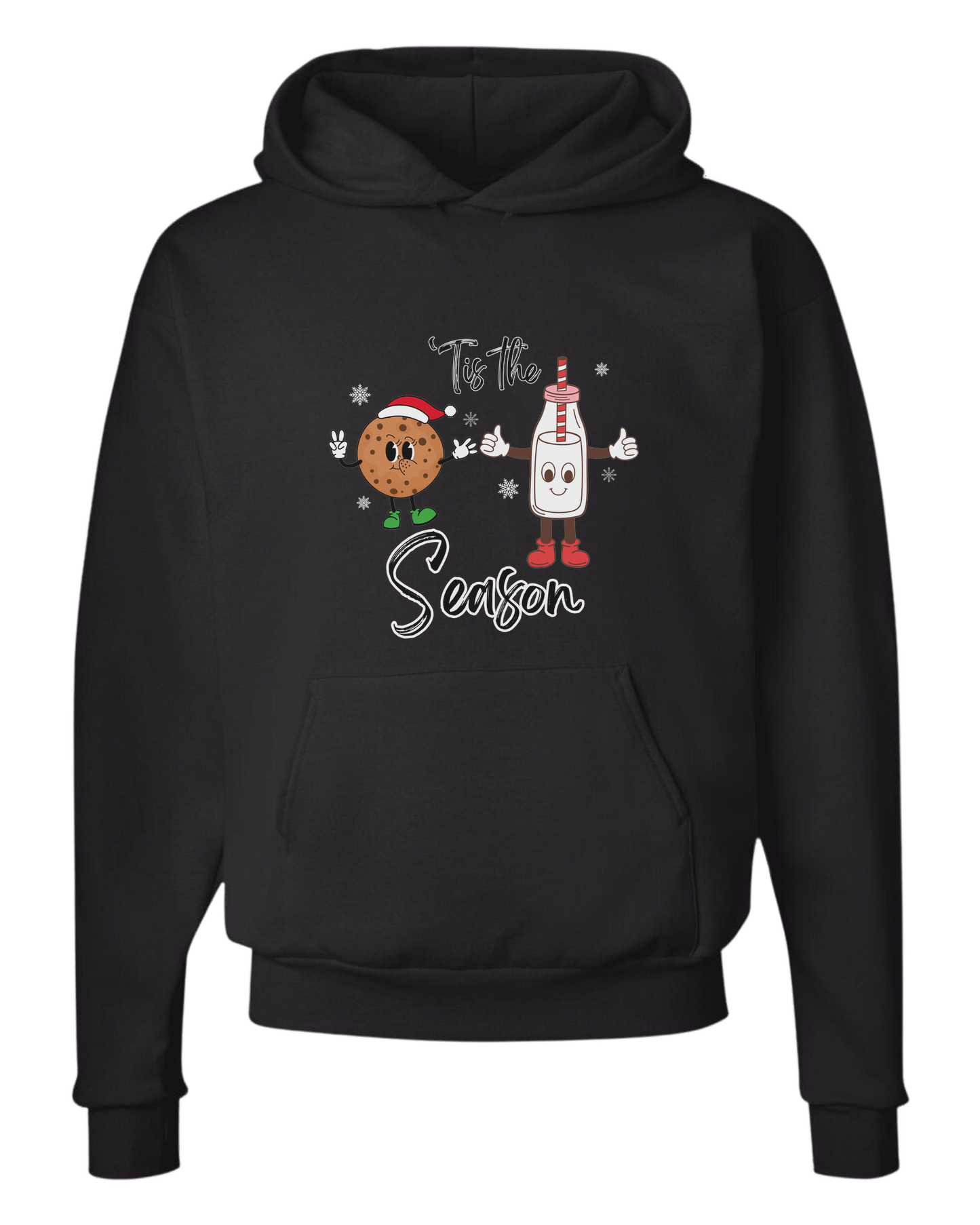 "Tis the Season" milk and cookies graphic Classic unisex crewneck tee Hoodie
