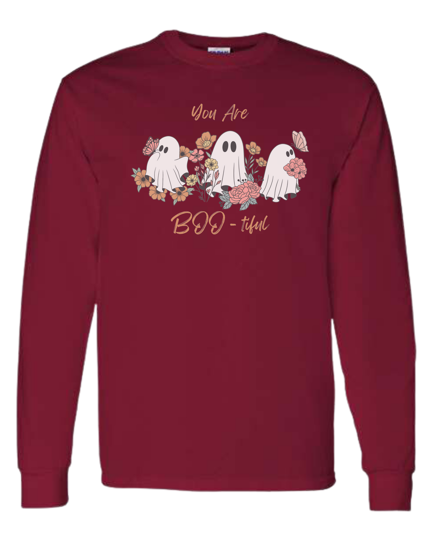 "You are BOO-tiful" ghost tee Classic unisex crewneck sweatshirt Cardinal Red