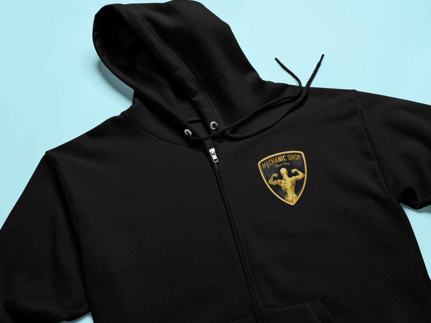 Michanic Shop spine hoodie