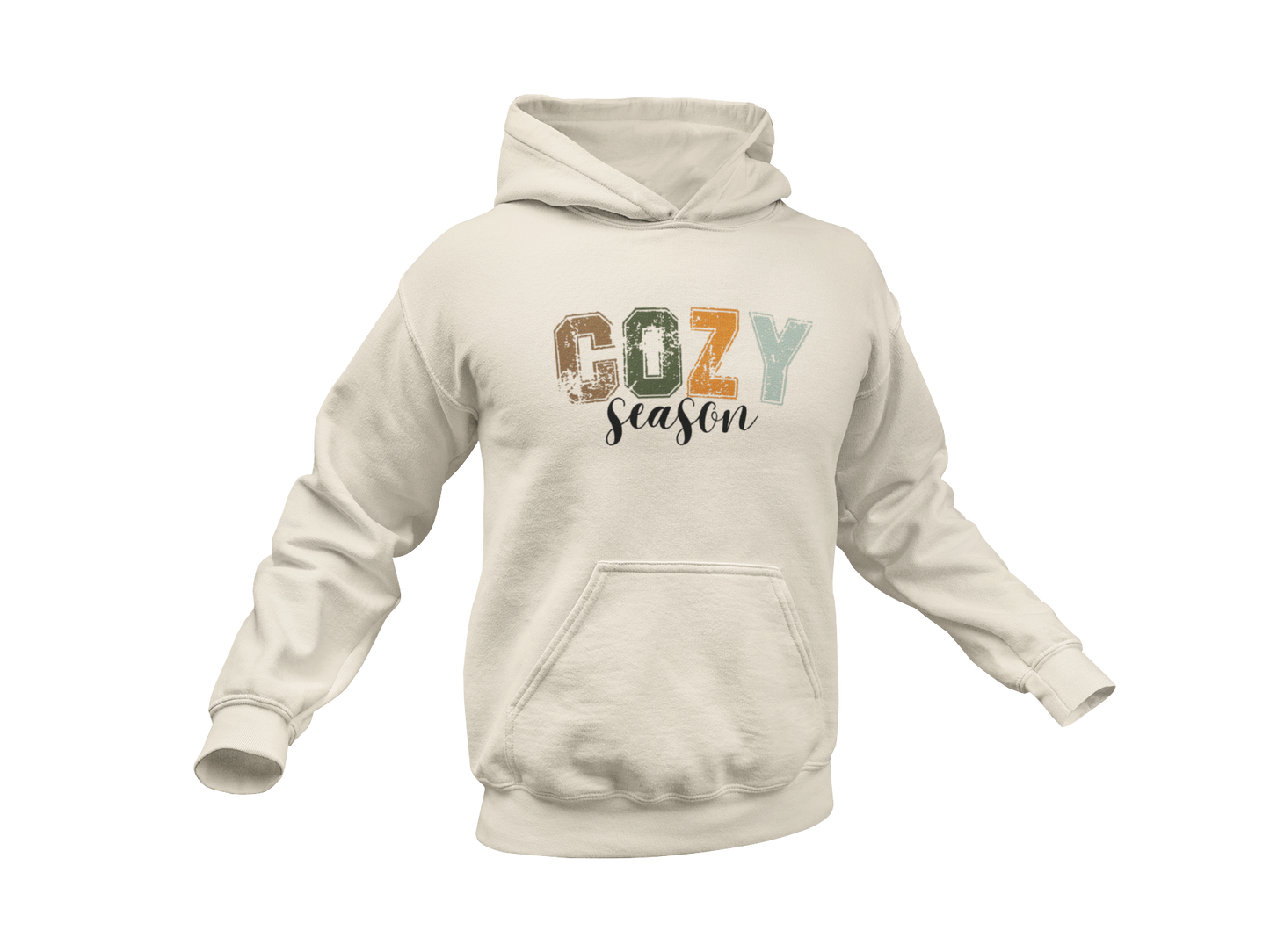 "Cozy Season" fall colors graphic tee
