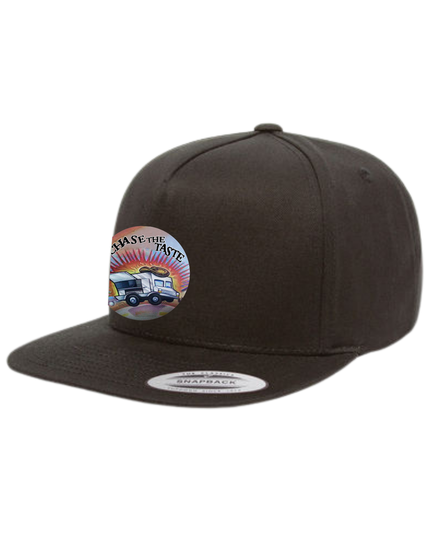 "Chase the Taste" food truck cap