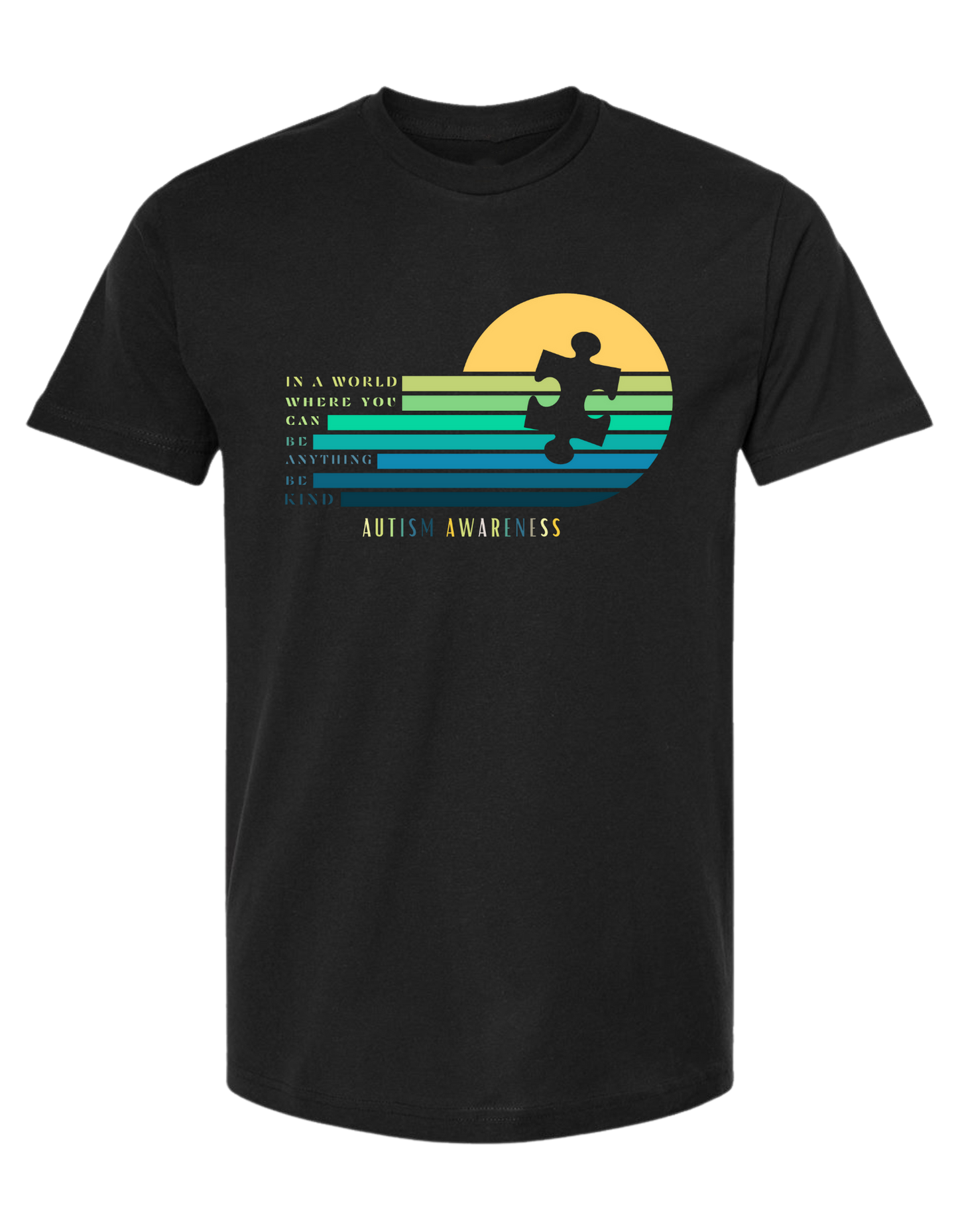 In a World where you can be anything, be kinds unisex crew-neck short sleeve tee