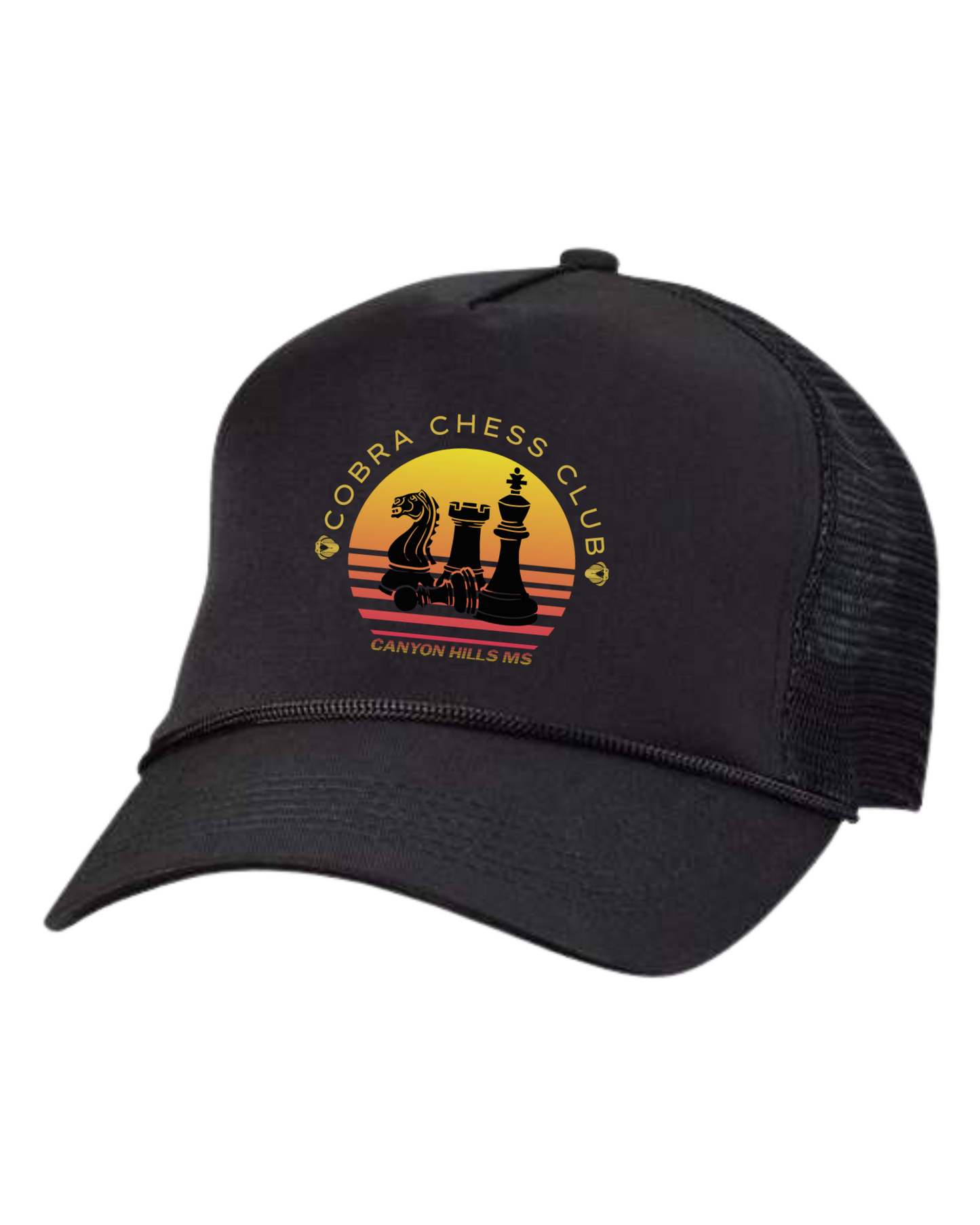 CHMS Cobra chess club caps