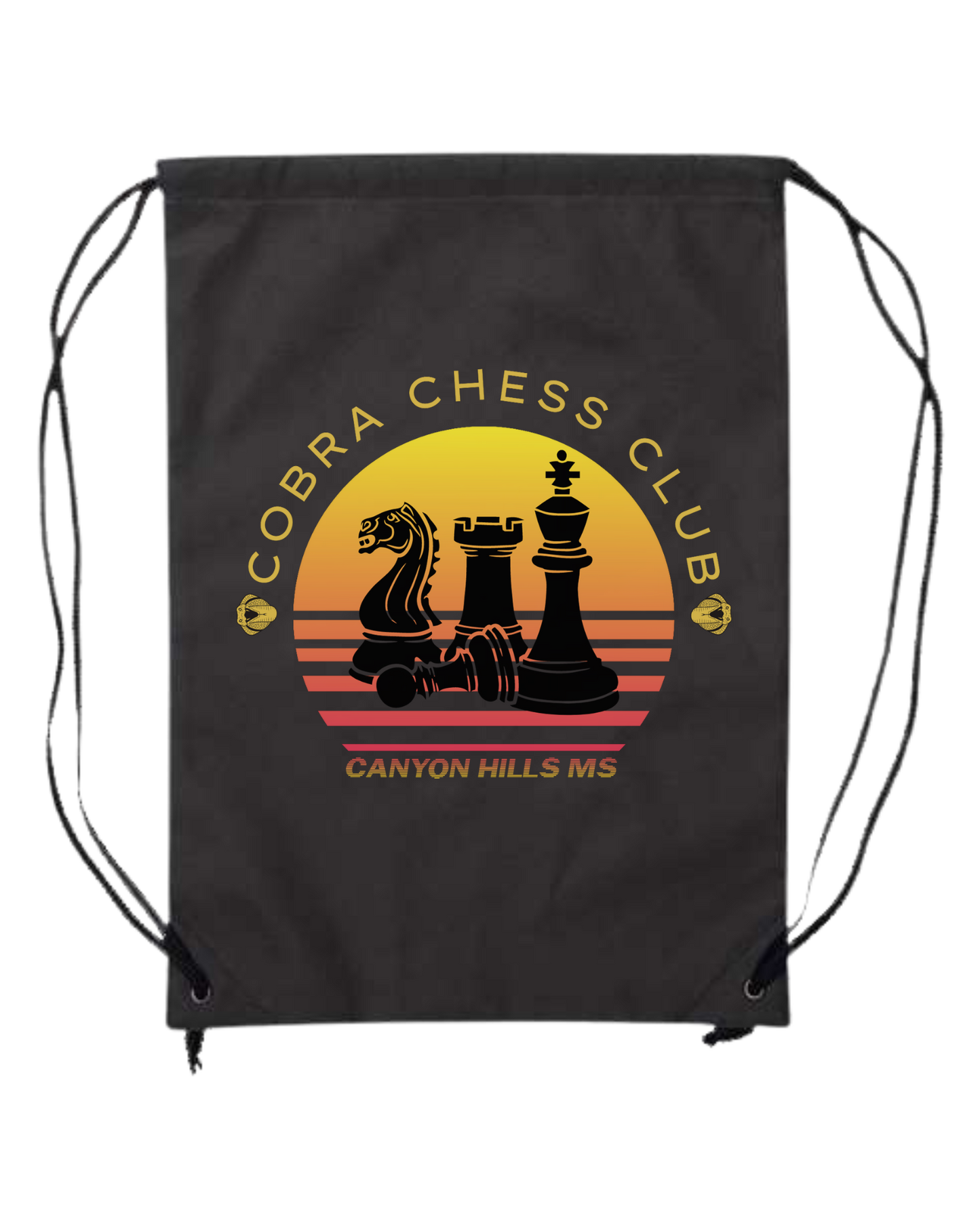 CHMS Clubs draw-string backpack (various options)