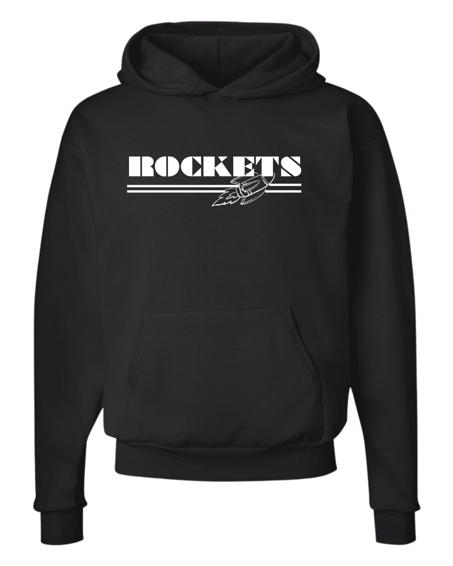 ROCKETSunderlined w/small rocket detail unisex crew-neck short sleeve tee