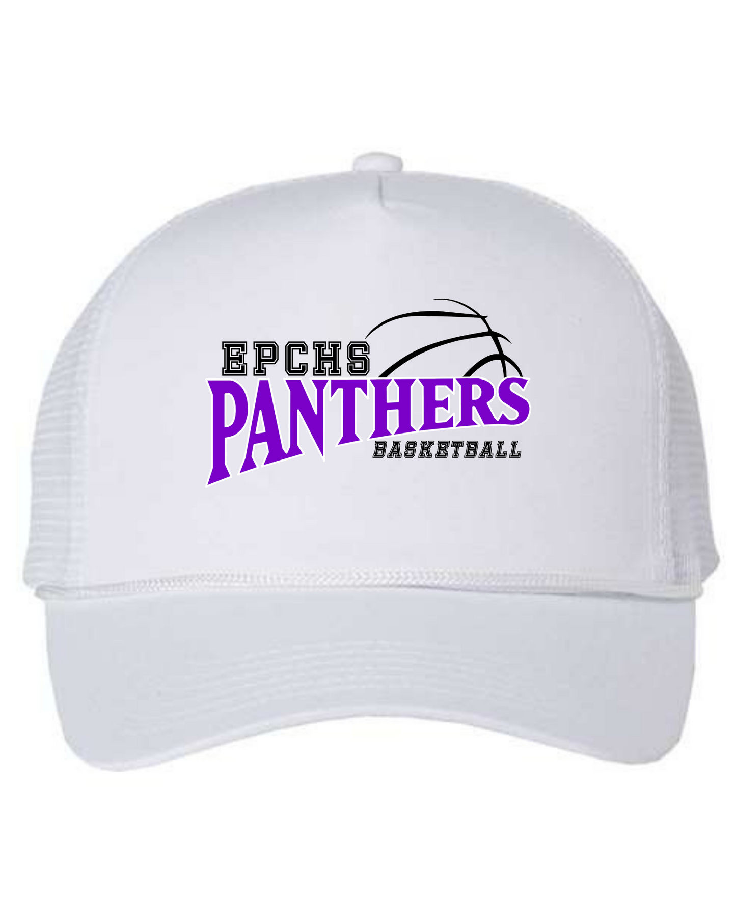 EPCHS Panthers basketball logo caps