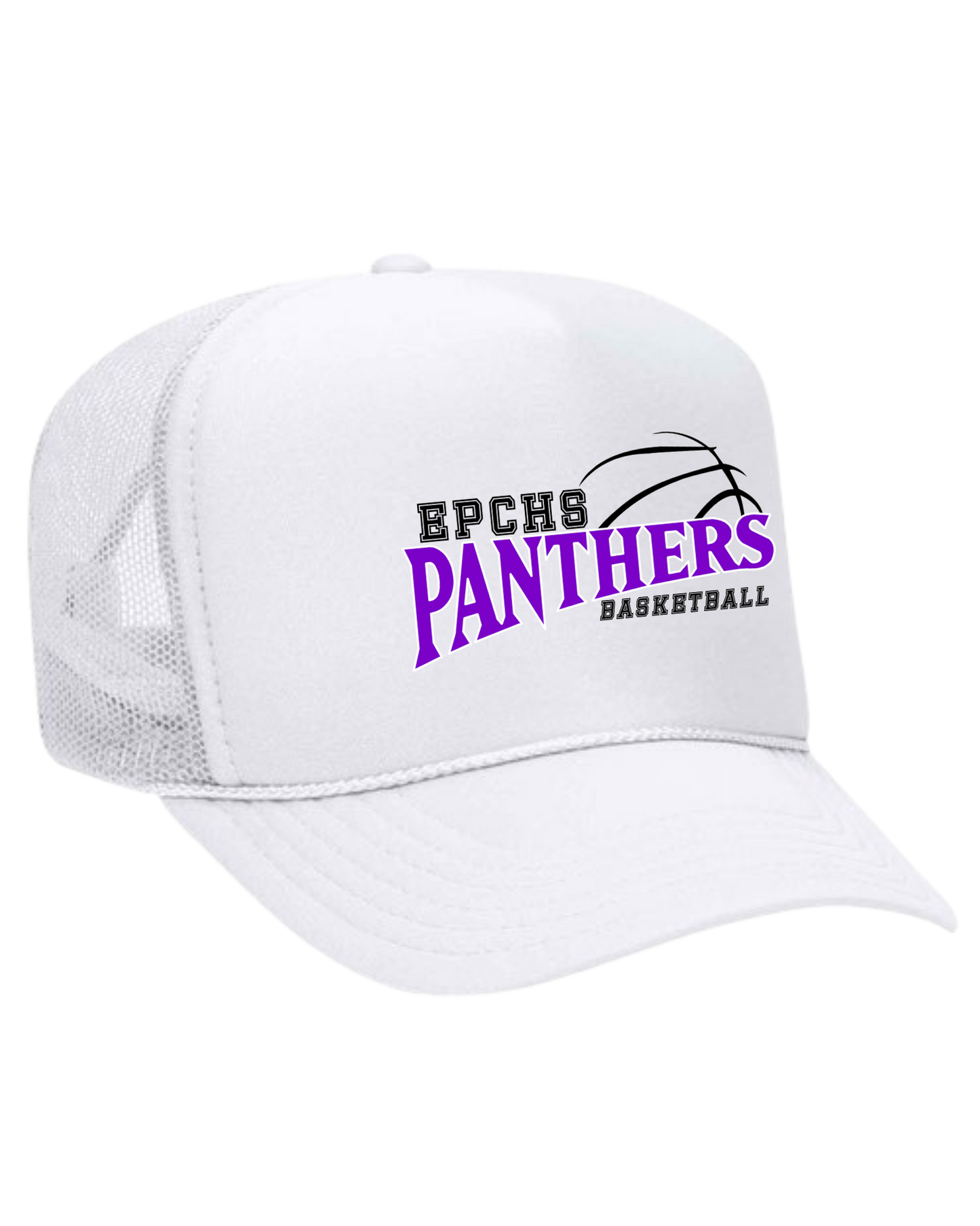 EPCHS Panthers basketball logo caps