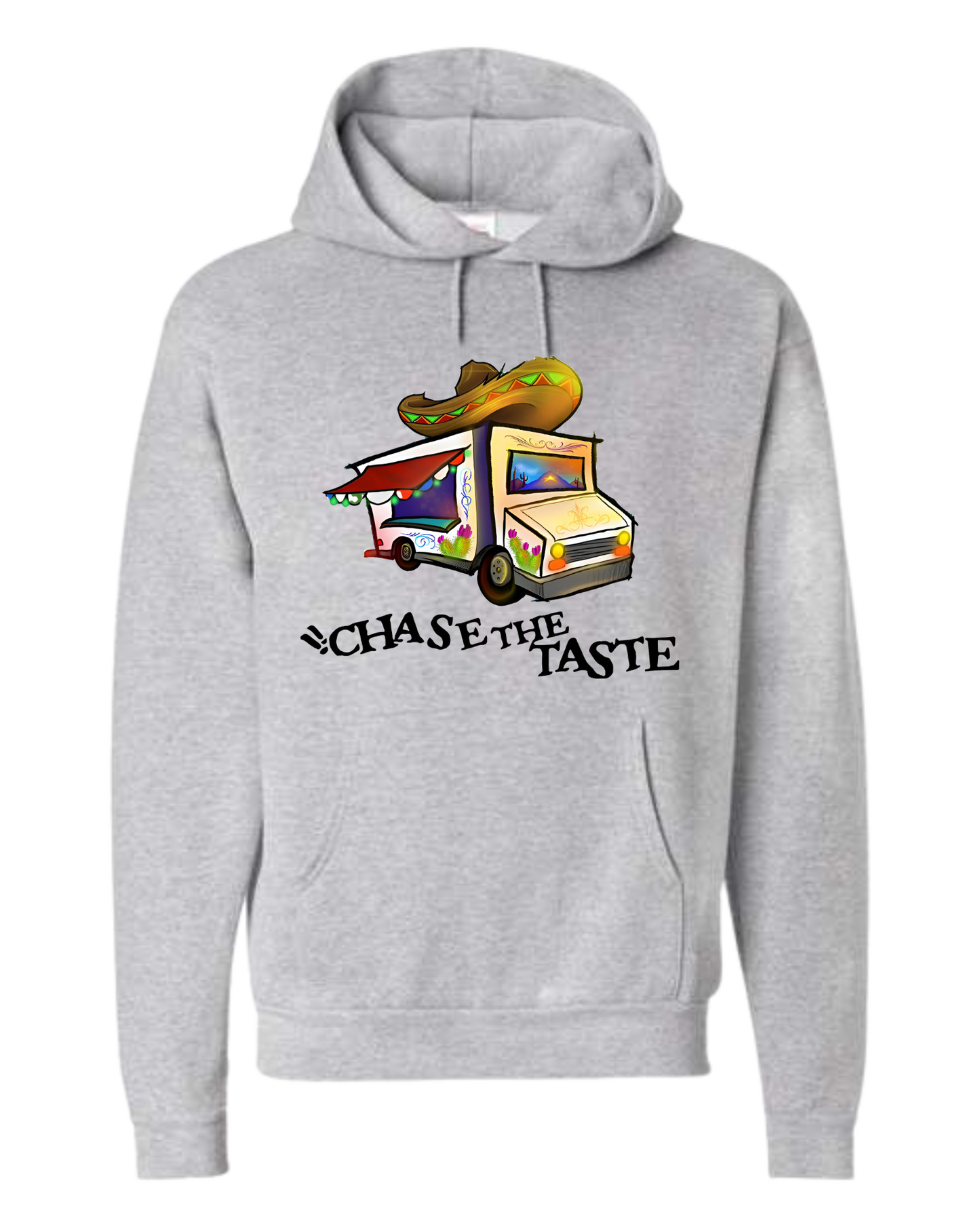 Unisex "Chase the Taste" food truck hoodie