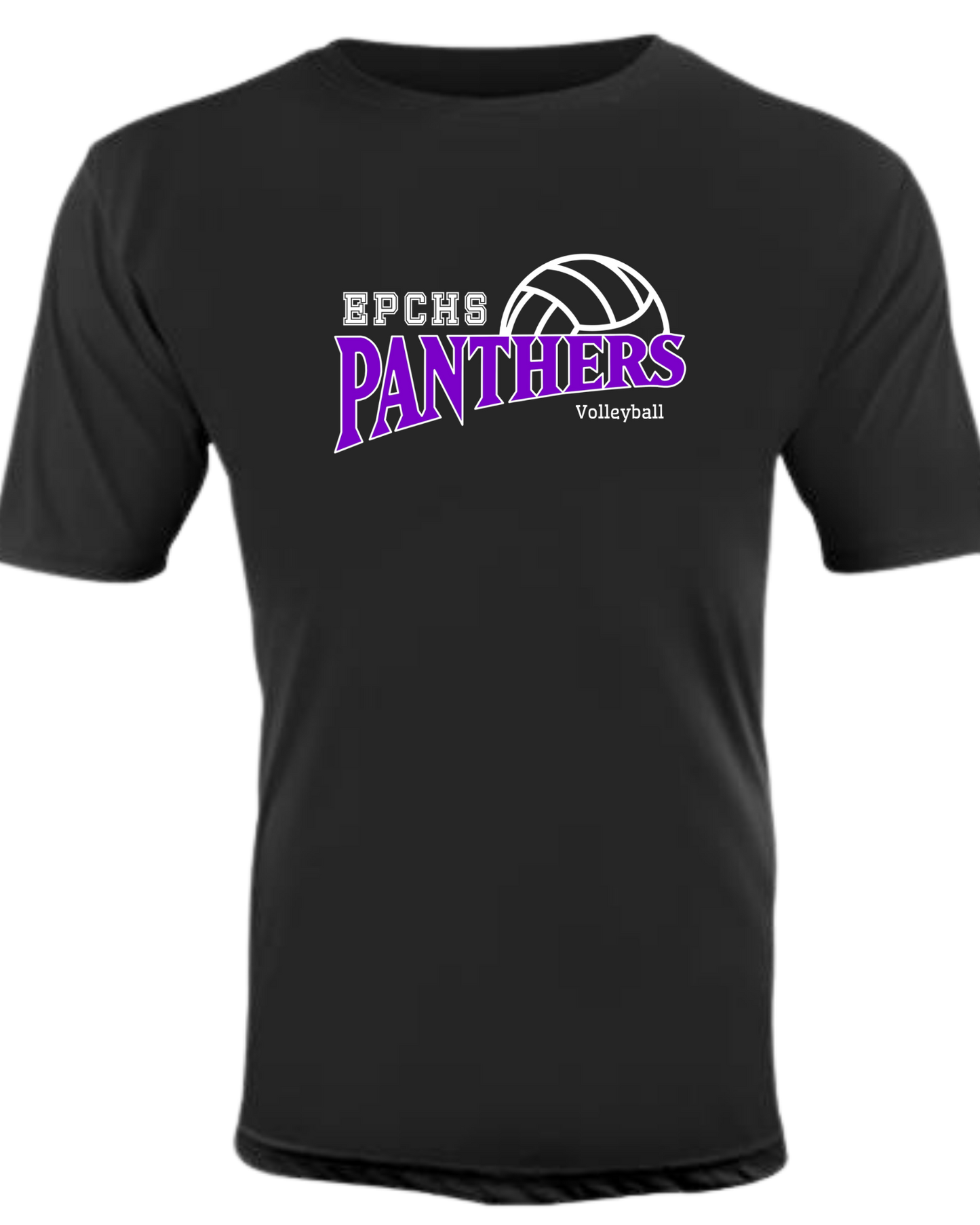 EPCHS Volleyball Cooling performance dry-fit warm-up crew neck shirt (available in short sleeve and long sleeve)