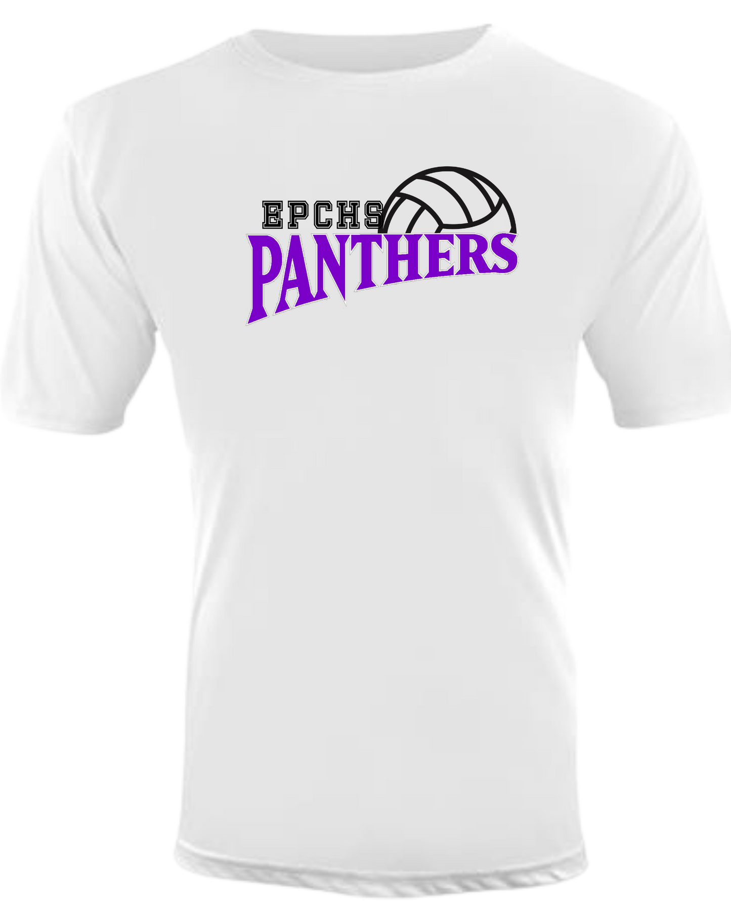 EPCHS Volleyball Cooling performance dry-fit warm-up crew neck shirt (available in short sleeve and long sleeve)