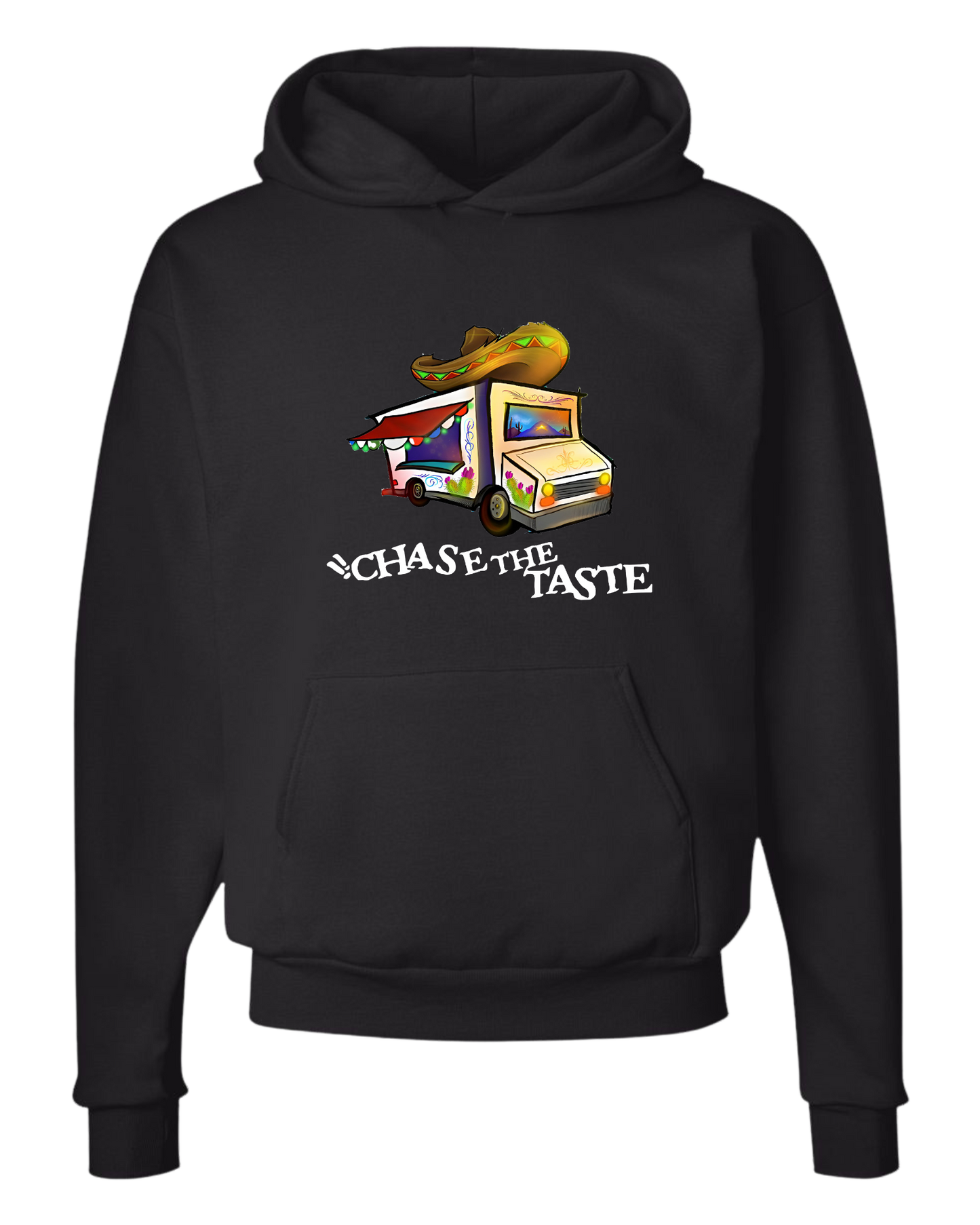 Unisex "Chase the Taste" food truck hoodie