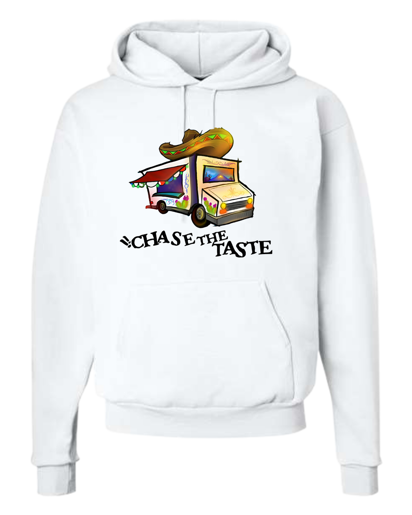 Unisex "Chase the Taste" food truck hoodie