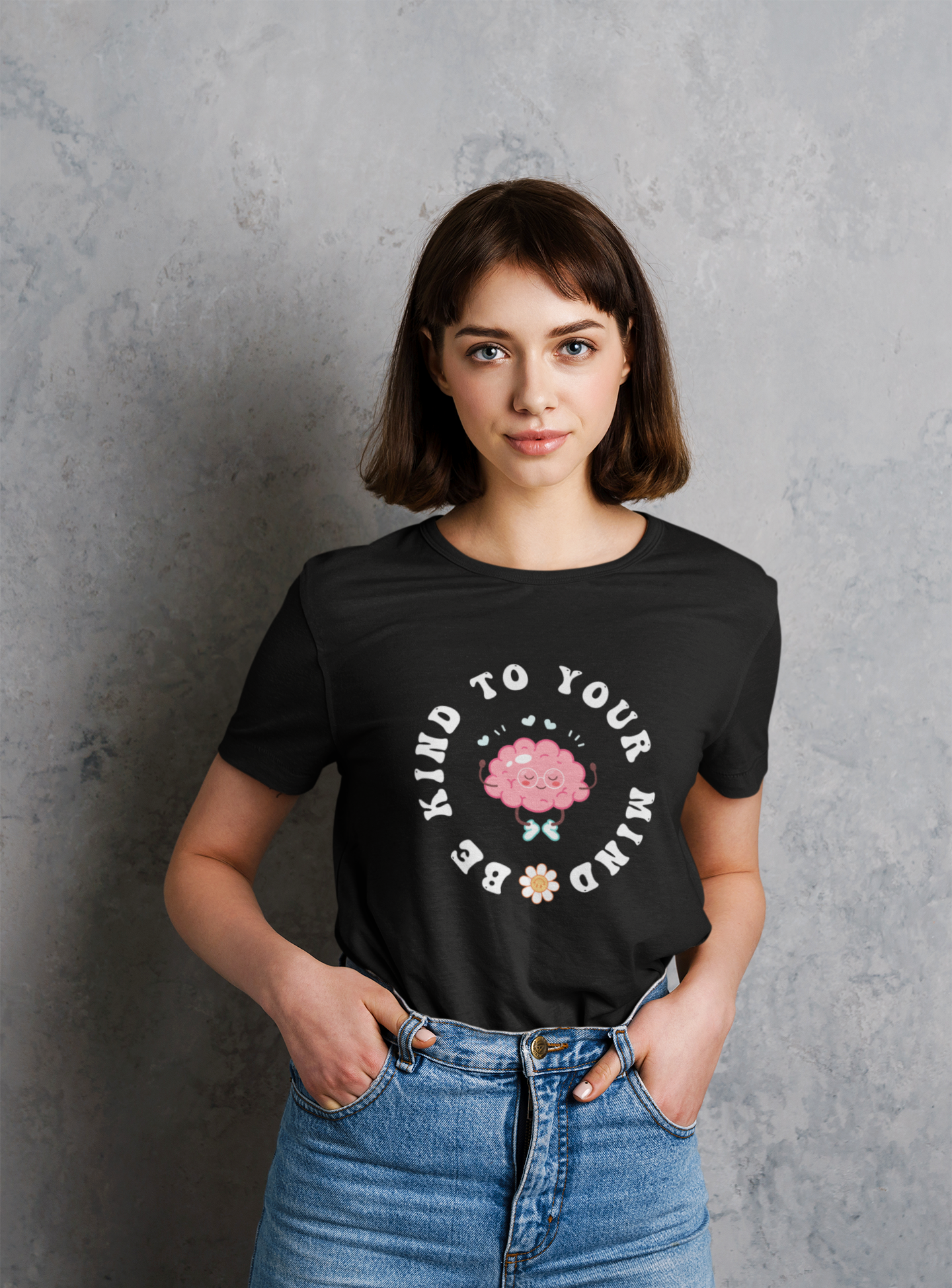 Women's fit "Be Kind to your Mind" mental health tee