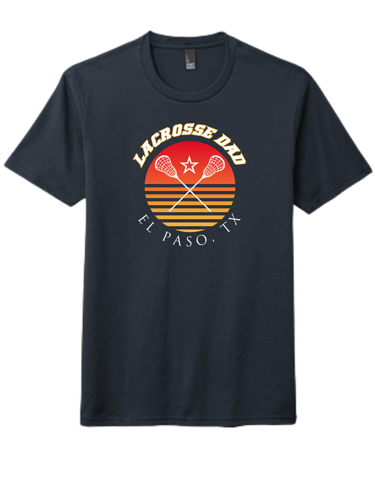 El Paso sunset lacrosse graphic tee