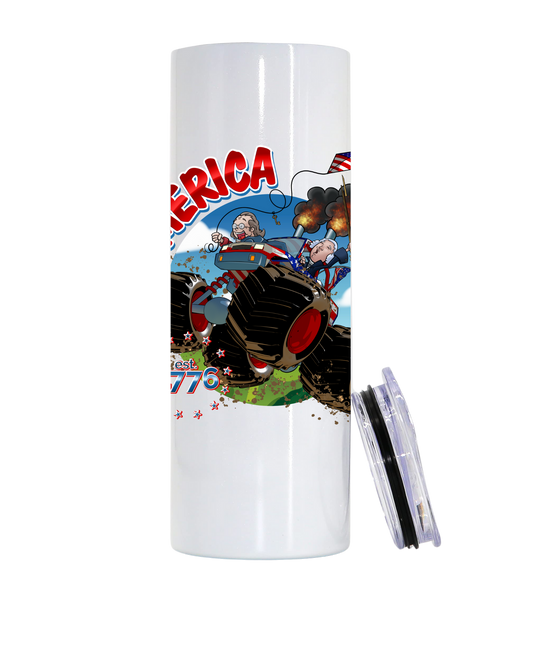 'Merica custom design Stainless Steel 20 oz tumbler