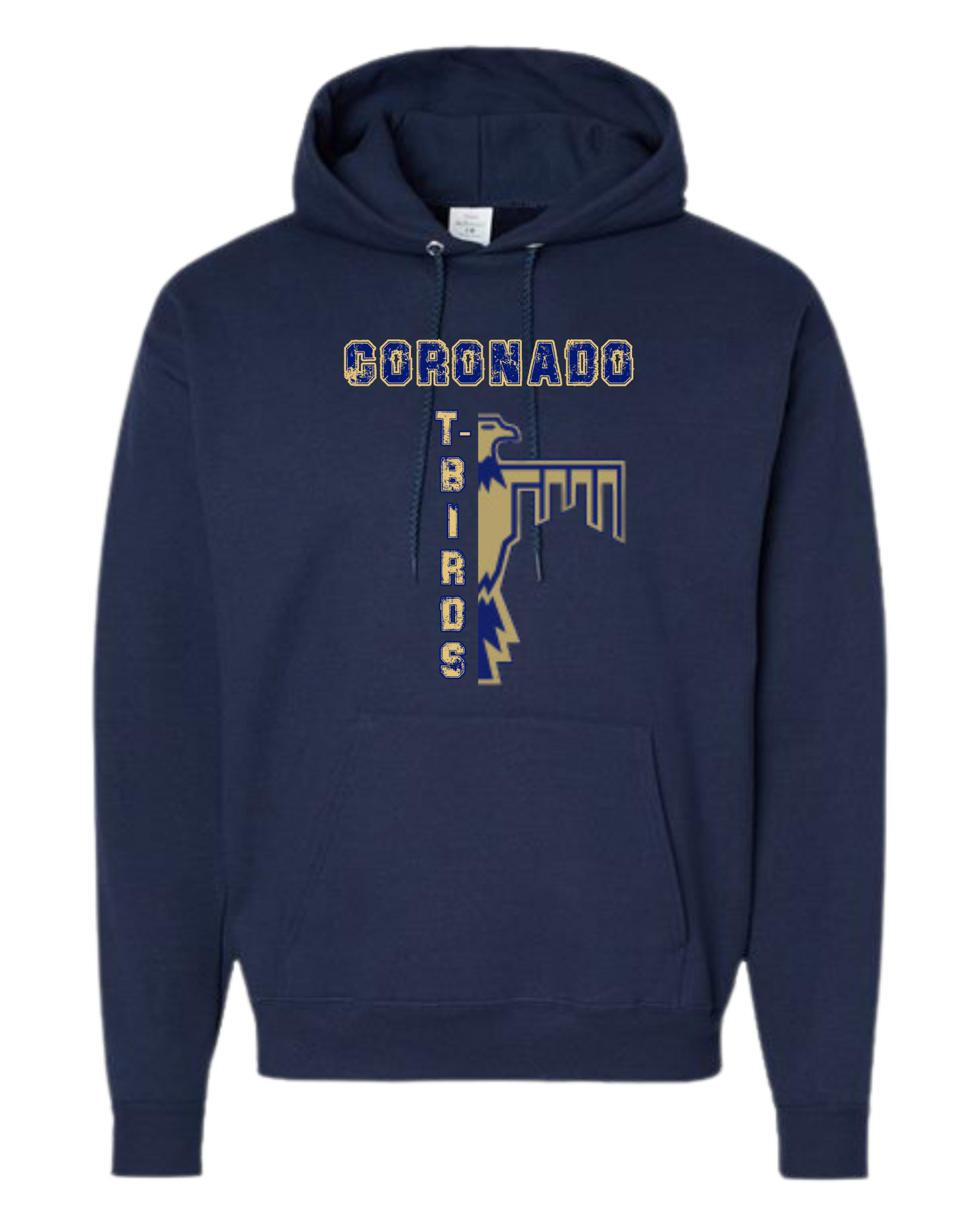 CORONADO T-Birds distressed font graphic tee