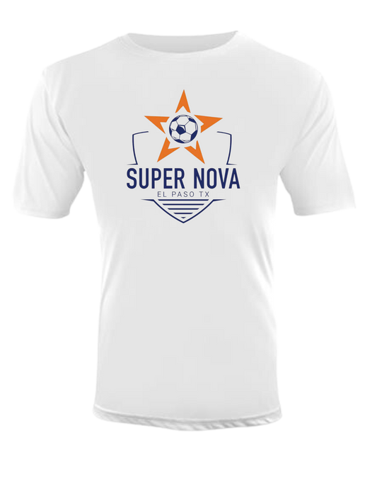 Super Nova full front logo dry-fit crew neck tee