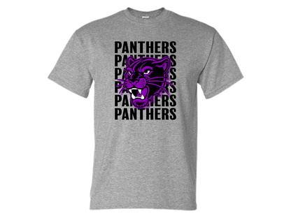 PANTHERS PANTHERS PANTHERS Cotton Blend Crew Neck Shirt (available in short sleeve and long sleeve)