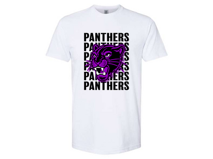 PANTHERS PANTHERS PANTHERS Cotton Blend Crew Neck Shirt (available in short sleeve and long sleeve)