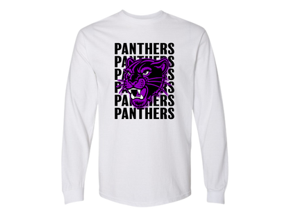 PANTHERS PANTHERS PANTHERS Cotton Blend Crew Neck Shirt (available in short sleeve and long sleeve)