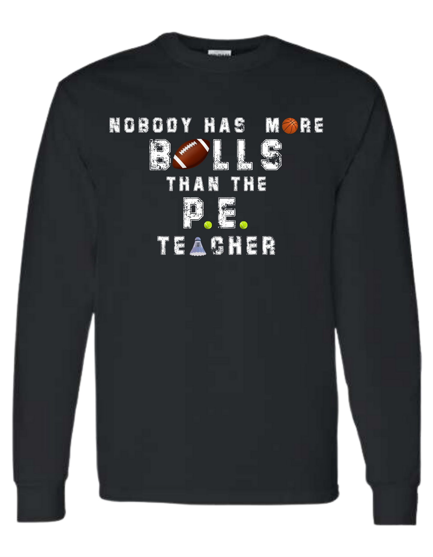 P.E. teacher funny unisex crew-neck tee