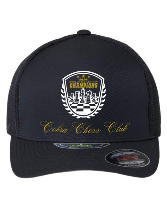 Cobra chess club CHAMPIONS caps