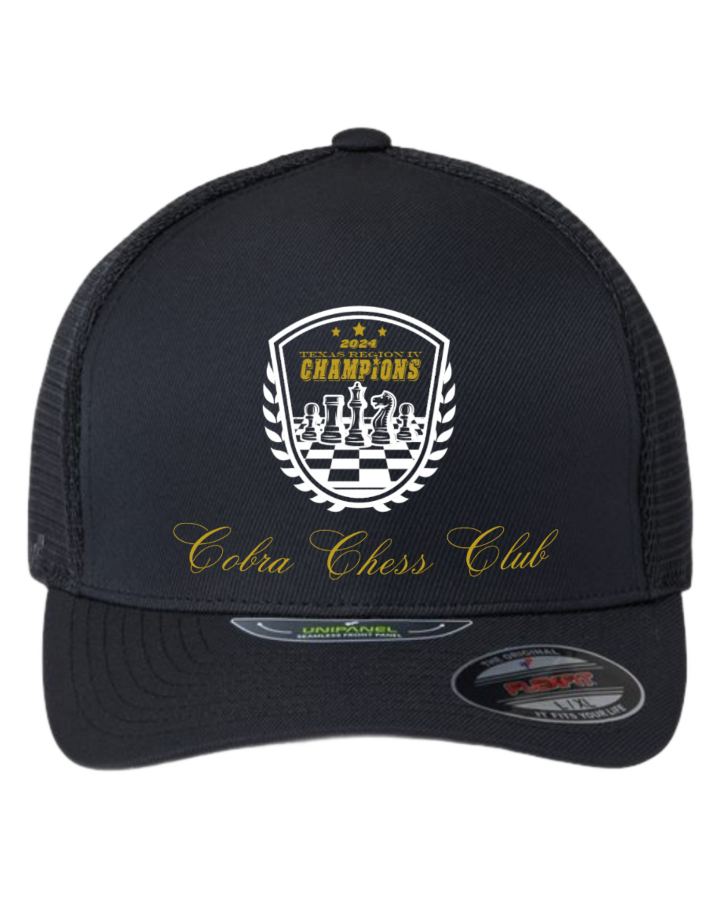 Cobra chess club CHAMPIONS caps
