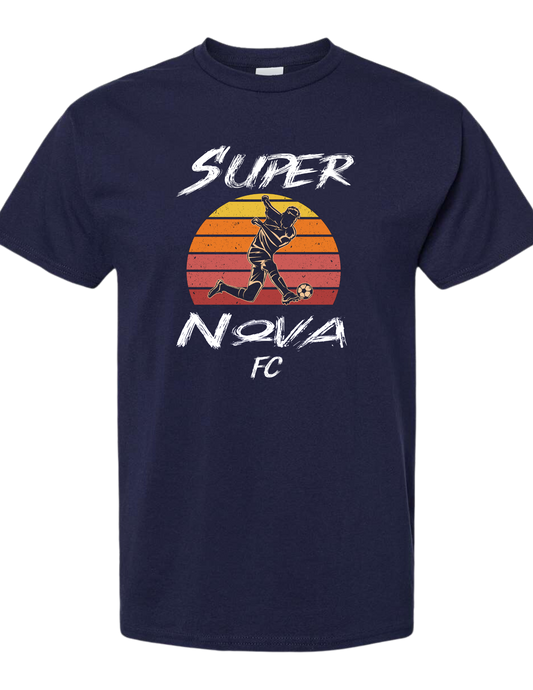 Super Nova FC sun graphic crew neck tee
