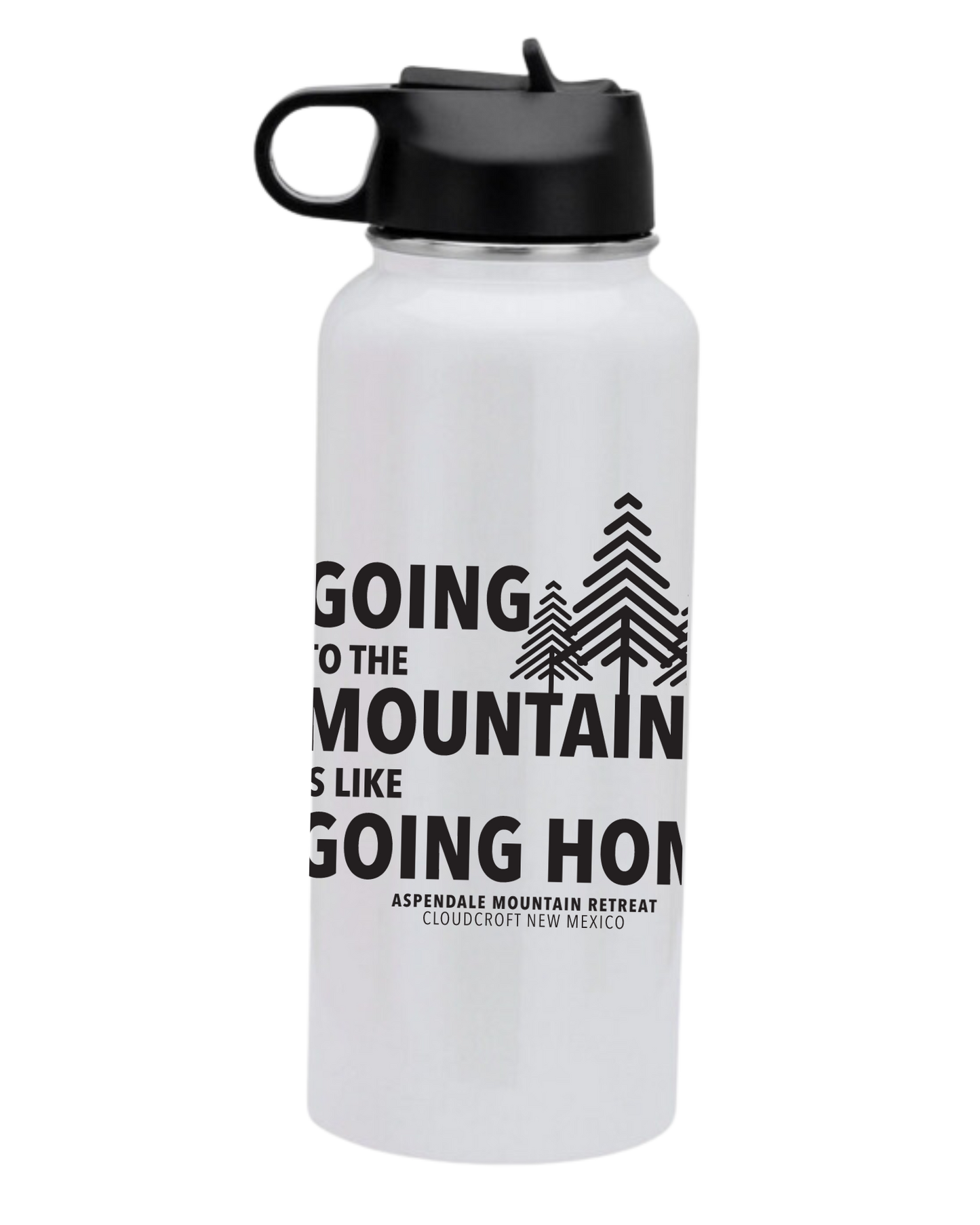 Aspendale at 9000ft Stainless Steel 32 oz water bottle