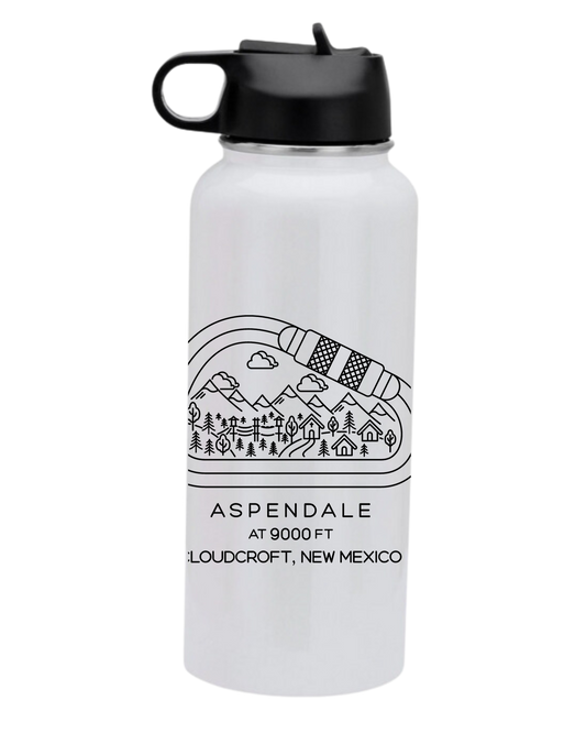 Aspendale at 9000ft Stainless Steel 32 oz water bottle