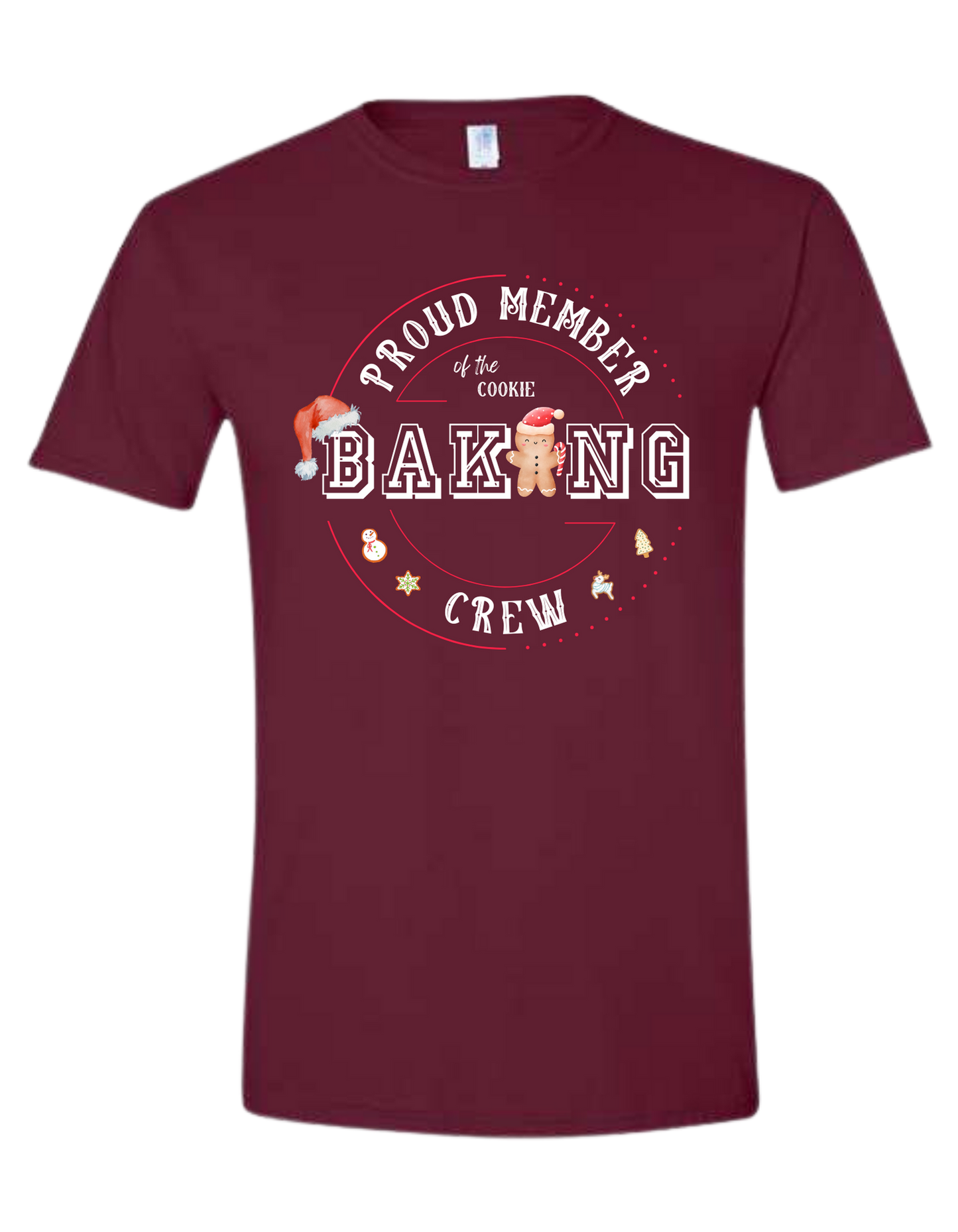 "Proud Member of the Cookie Baking Crew" unisex crewneck tee