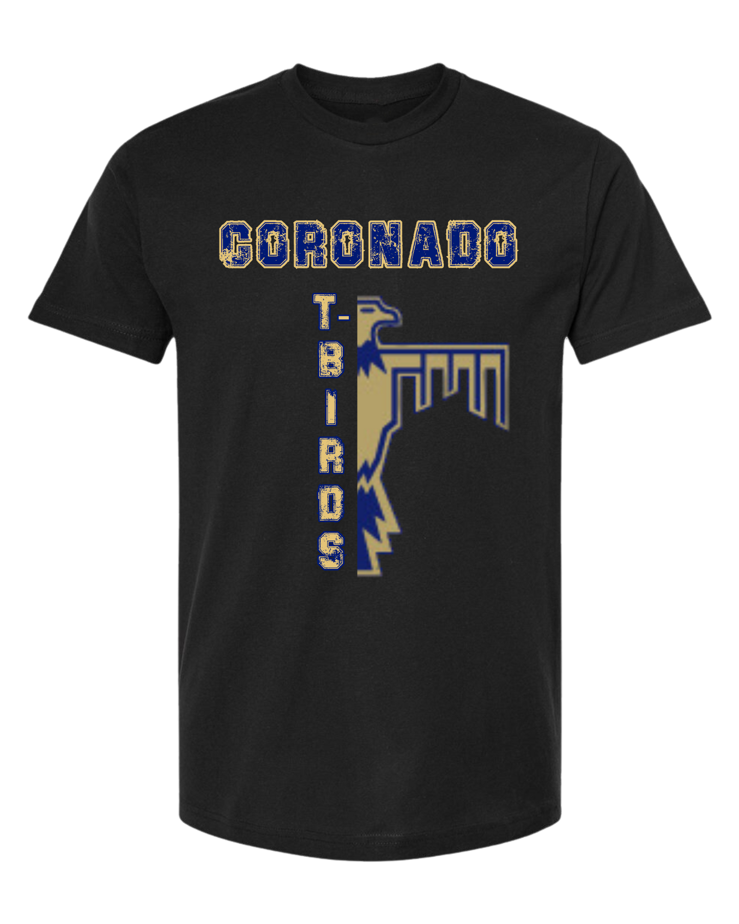 CORONADO T-Birds distressed font graphic tee