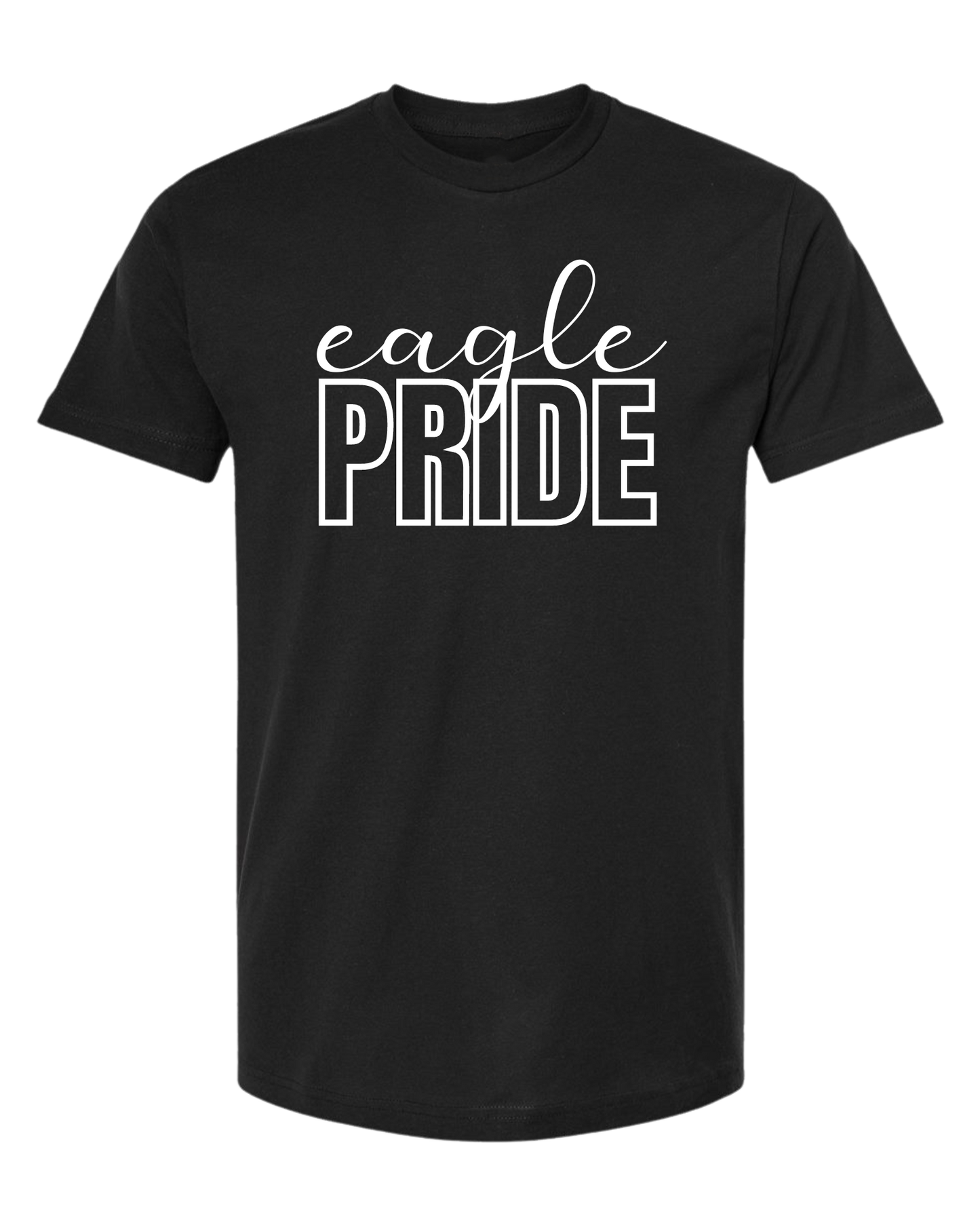 Andress "Eagle Pride" font unisex crew-neck short sleeve tee