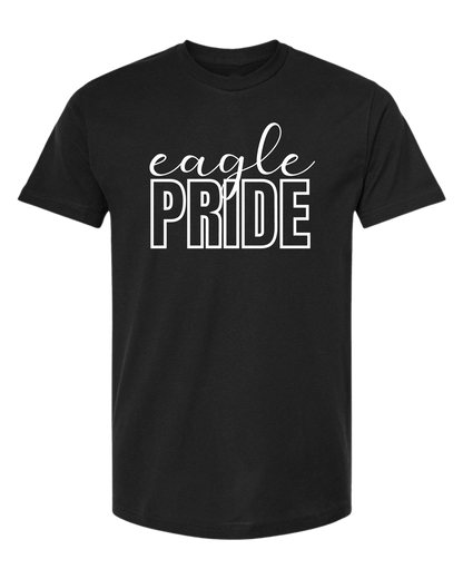 Andress "Eagle Pride" font unisex crew-neck short sleeve tee