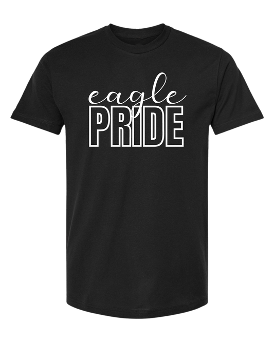 Andress "Eagle Pride" font unisex crew-neck short sleeve tee