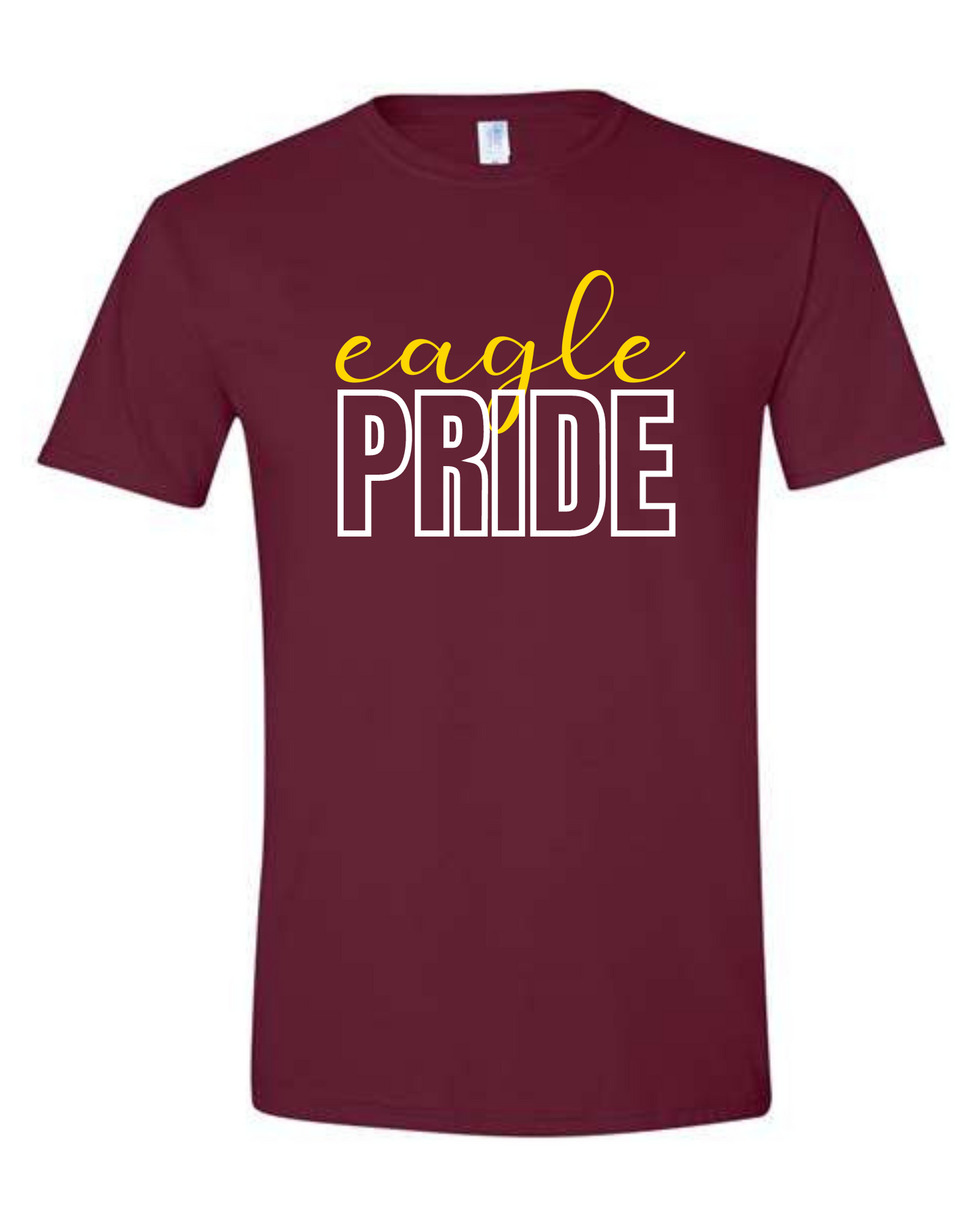 Andress "Eagle Pride" font unisex crew-neck short sleeve tee