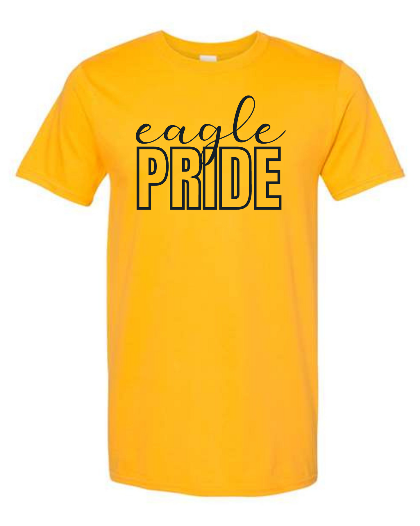 Andress "Eagle Pride" font unisex crew-neck short sleeve tee