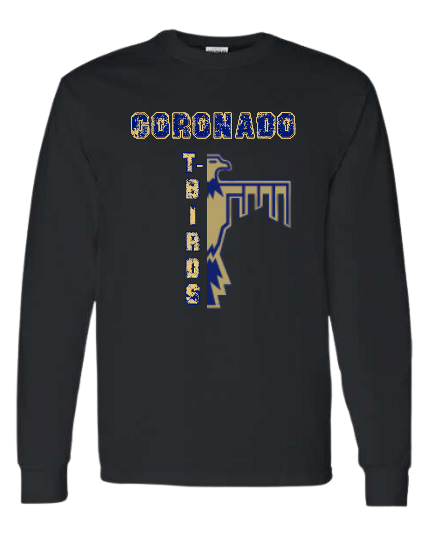 CORONADO T-Birds distressed font graphic tee