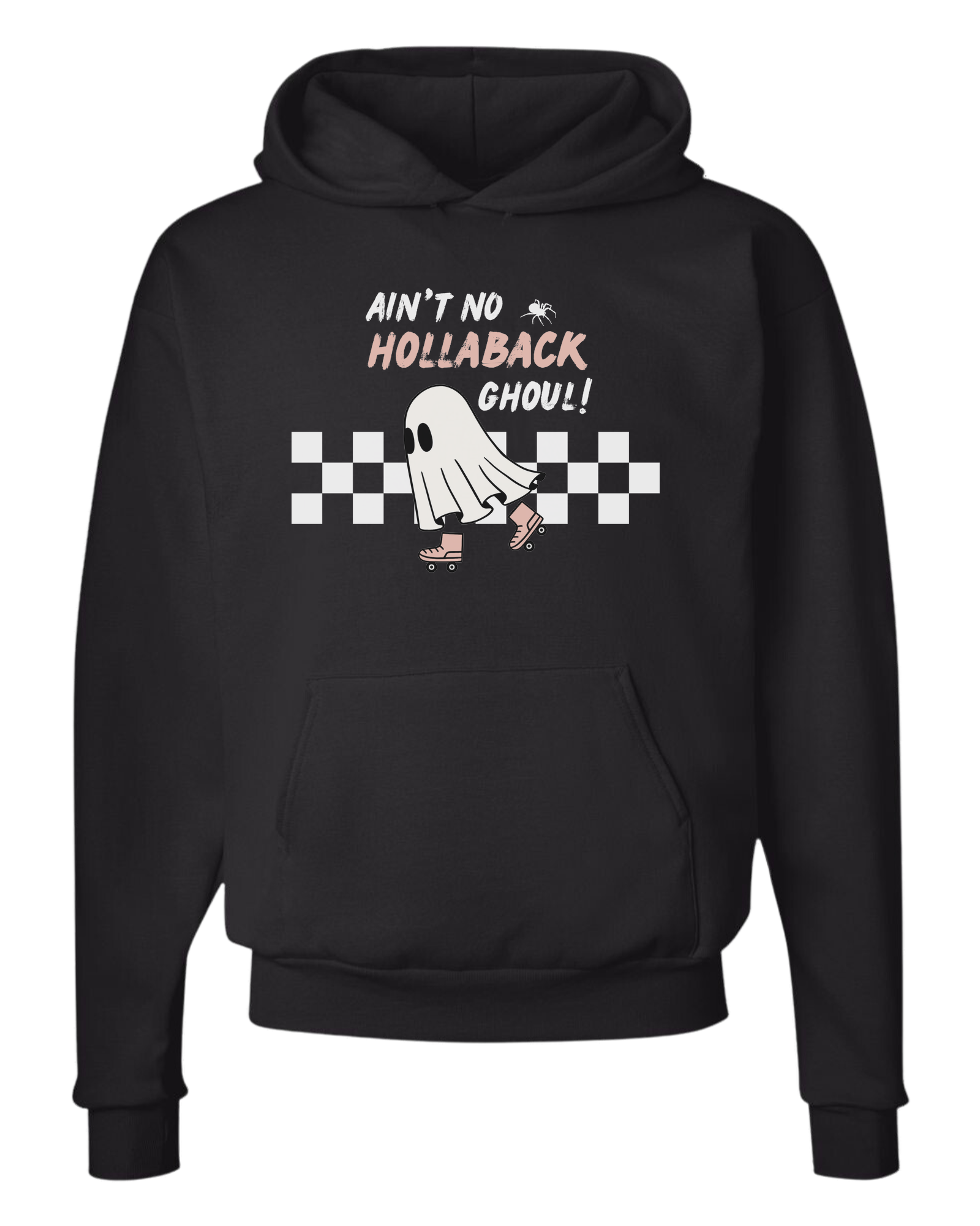 Ain't No Hollaback Ghoul retro graphic Unisex Classic Hoodie Black