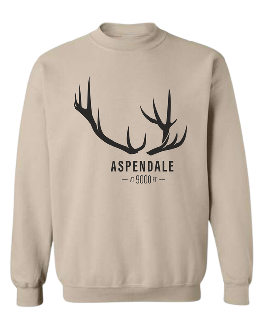 Antlers for Aspendale Classic unisex crewneck sweatshirt Sand