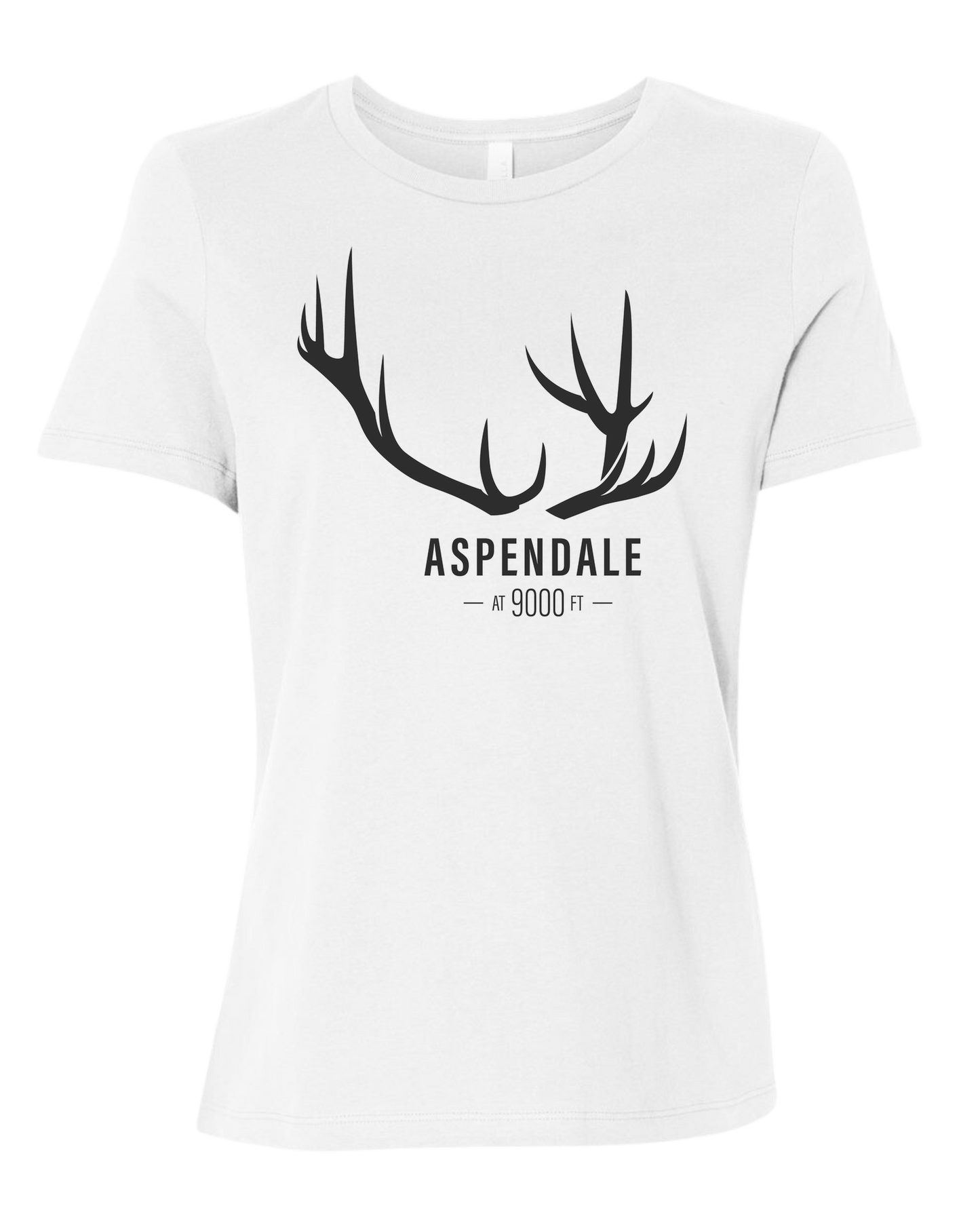 Antlers for Aspendale Women's fit premium crewneck tee White