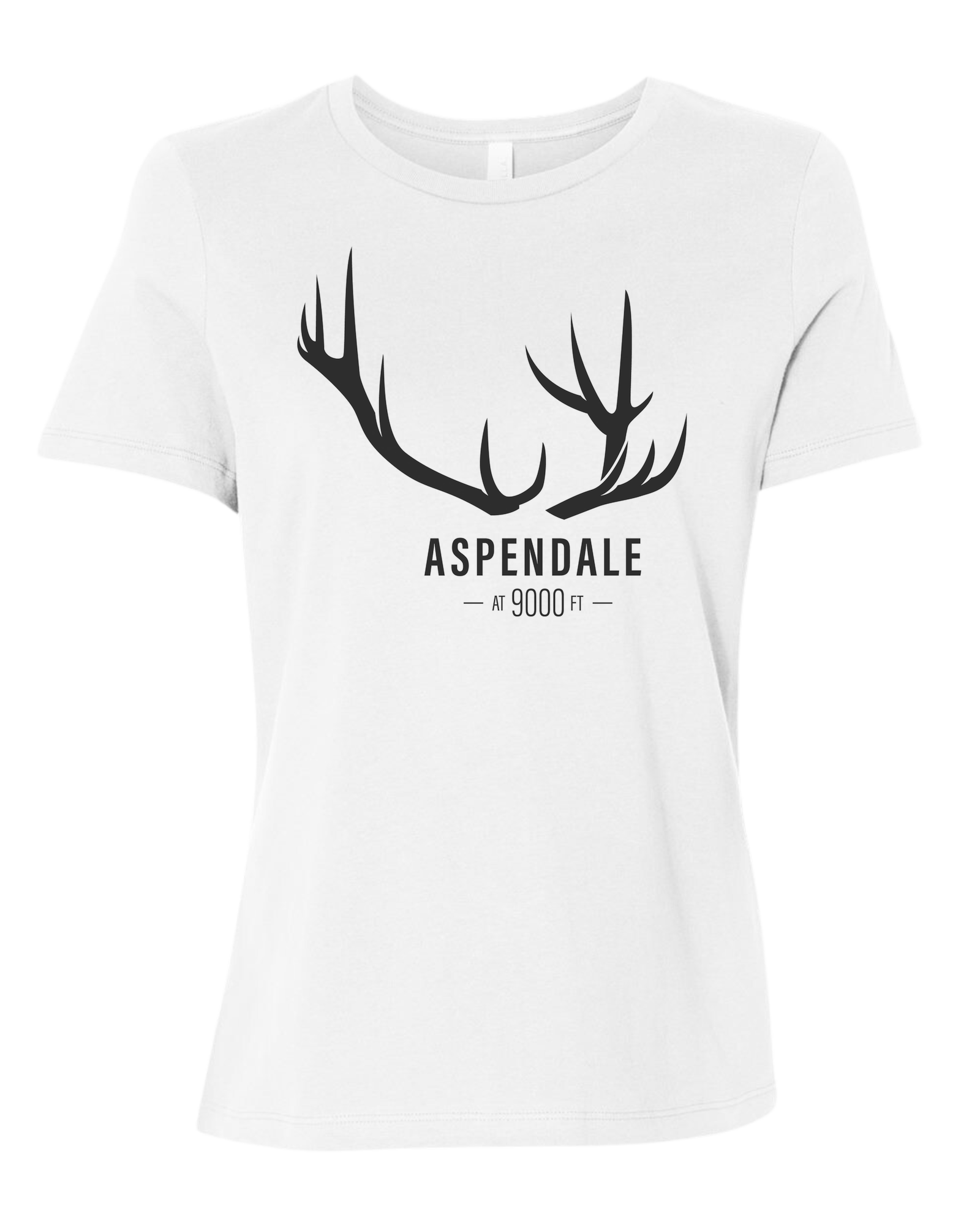 Antlers for Aspendale Women's fit premium crewneck tee White