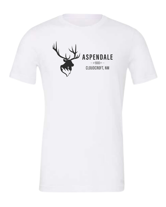 Aspendale Mountain Retreat Premium unisex crewneck tee White