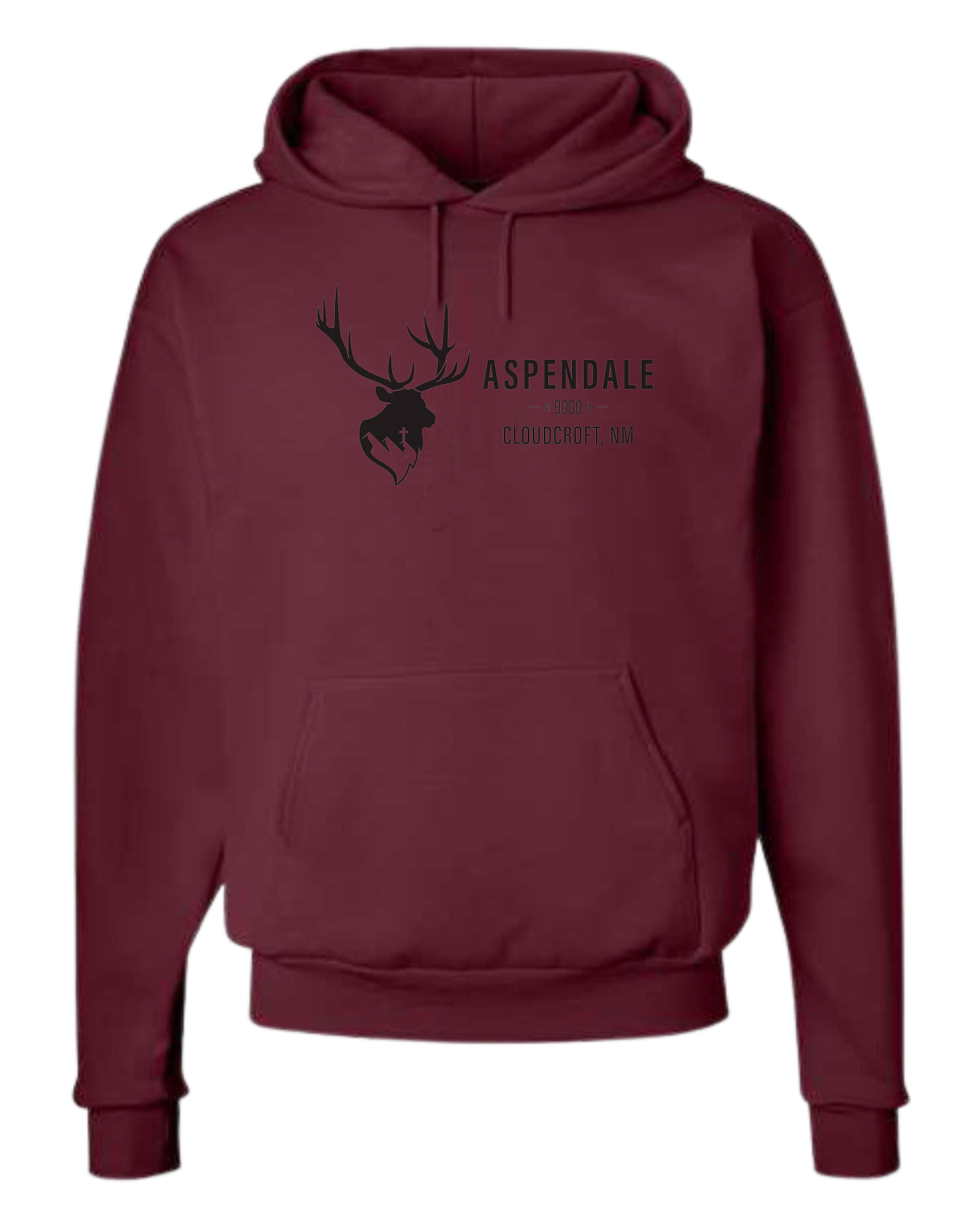 Aspendale Mountain Retreat Unisex Classic Hoodie Maroon